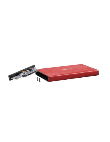 Obudowa Natec Rhino Go Nkz-1279 (2.5"  Usb 3.0  Aluminium  Kolor Czerwony)