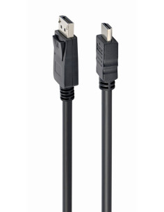 Kabel Gembird Cc-Dp-Hdmi-3M ( Displayport M - Hdmi M -  3M  Kolor Czarny)