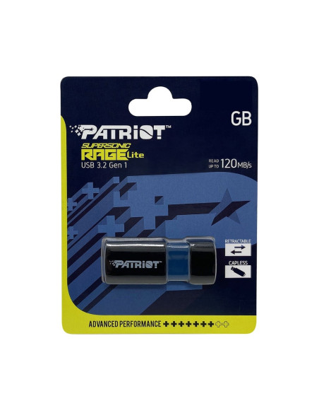 Patriot Rage Lite 120 Mb/S 64Gb Usb 3.2 Czarny