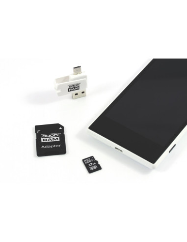 Karta Pamięci Z Adapterem I Czytnikiem Kart Goodram All In One M1A4-0320R12 (32Gb  Class 10  Adapter, Czytnik Kart Microsdhc, Ka