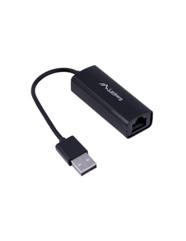 Karta Sieciowa Lanberg Nc-0100-01 (Usb 2.0  1X 10/100Mbps)