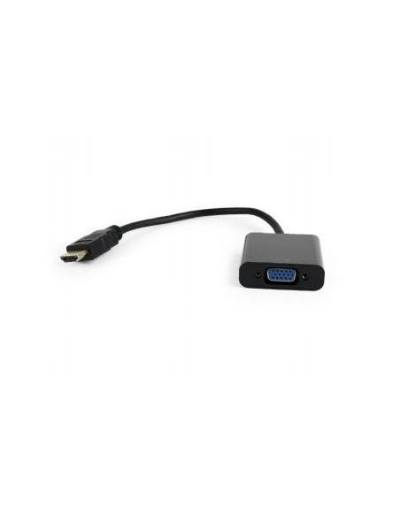 Adapter Gembird A-Hdmi-Vga-04 (Hdmi M - D-Sub (Vga) F  0,15M  Kolor Czarny)