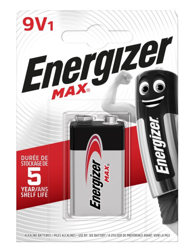 Energizer Bateria Max 9V 6Lr61. 1 Szt. Opakowanie Eco