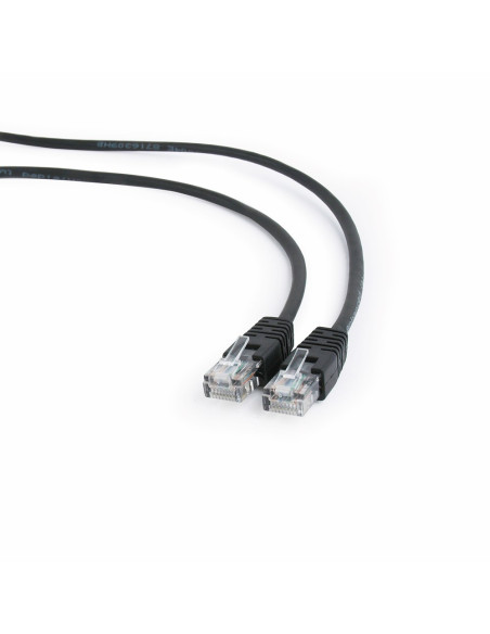 Patchcord Gembird Pp12-5M/Bk (Rj45 - Rj45   5M  Kolor Czarny)