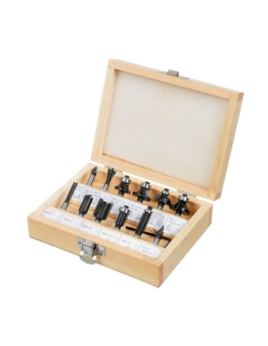 Frezy Widiowe, Trzpień 6 Mm, Zestaw 12 Szt. Verto