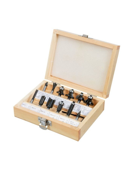 Frezy Widiowe, Trzpień 6 Mm, Zestaw 12 Szt. Verto