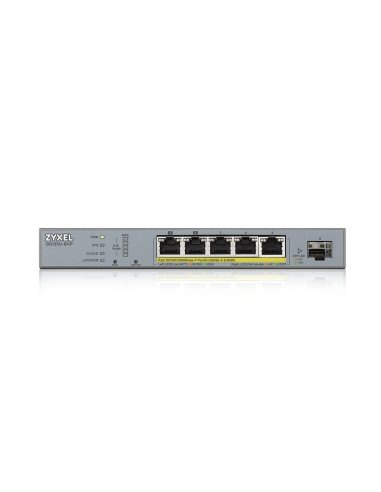Switch Zyxel Gs1350-6Hp 6P Poe (Poe+: 3 Poe++: 2) 60W Managed Gigabit