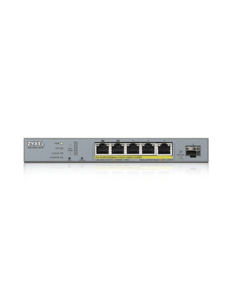 Switch Zyxel Gs1350-6Hp 6P Poe (Poe+: 3 Poe++: 2) 60W Managed Gigabit