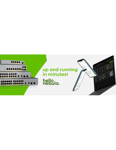 Switch Zyxel Gs1350-6Hp 6P Poe (Poe+: 3 Poe++: 2) 60W Managed Gigabit