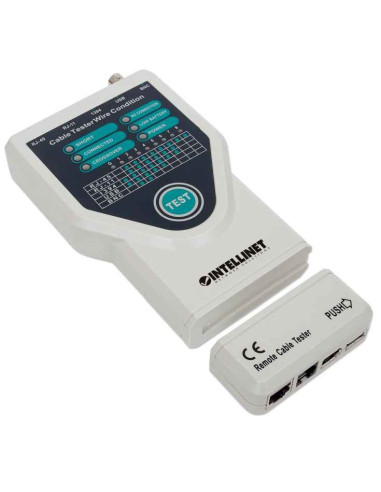 Intellinet Tester Okablowania 5-W-1 Rj11/Rj45/Usb/1394/Bnc 780094