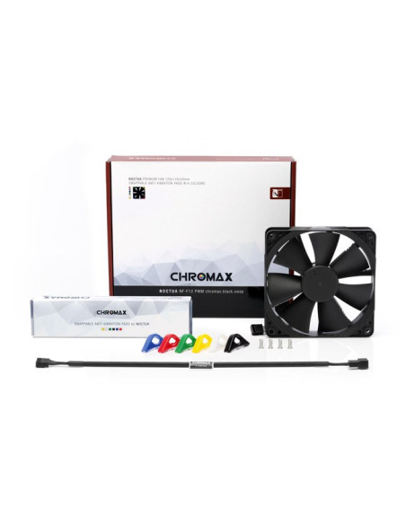 Wentylator Noctua 120Mm Nf-F12 Pwm Chromax Black Swap Colors