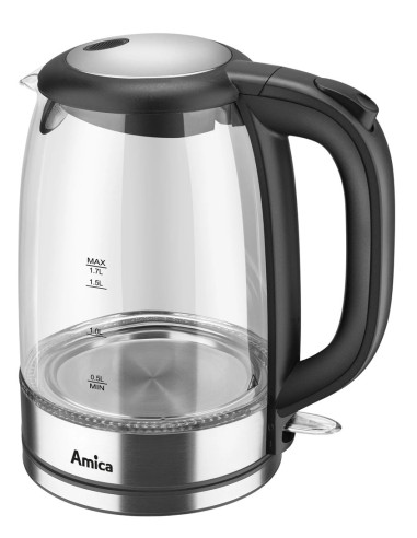 Czajnik Amica Szklany Kd 2050G Inox