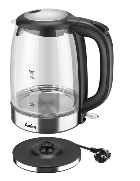 Czajnik Amica Szklany Kd 2050G Inox