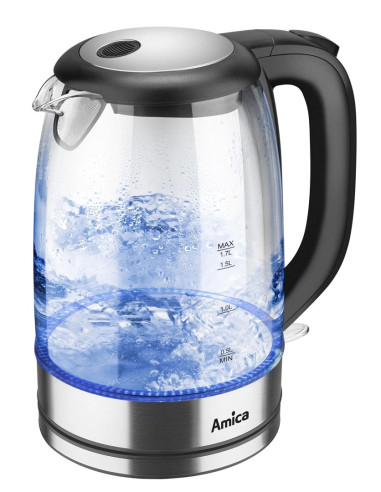 Czajnik Amica Szklany Kd 2050G Inox
