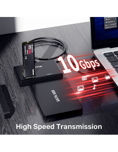 Unitek Mostek Usb-C Na Dyski Sata I M.2 Mvme