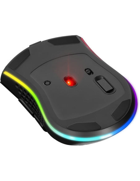 Defender Mysz Bezprzewodowa Gm-709L Warlock Rf Rgb 2400Dpi 8P, 5 Trybów Podświetlenia, Dziurowana 52709
