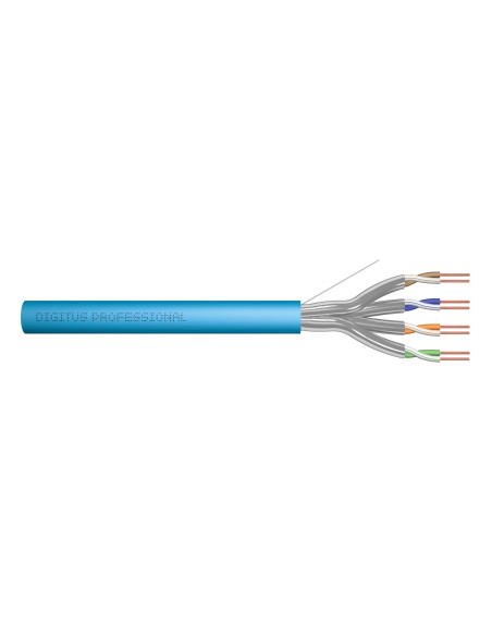 Kabel Instalacyjny Digitus Kat.6A, U/Ftp, B2Ca, Awg 23/1, Lsoh, 500M, Niebieski, Szpula
