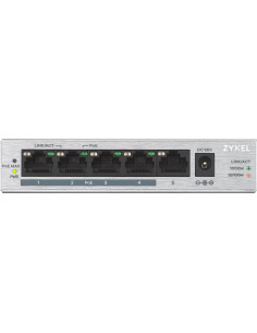 Switch Zyxel Gs1005-Hp 5P Poe (Poe+: 4) 60W Unmanaged Gigabit 2