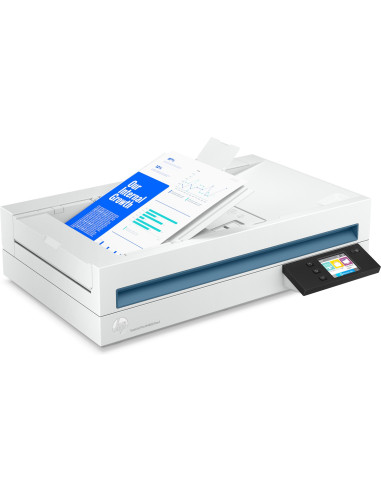 Hp Scanjet Pro N4600 Fnw1 Skaner Płaski/Adf 1200 X 1200 Dpi A5 Biały