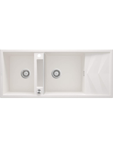 Zlewozmywak Granitowy Magnetyczny 2-Komorowy Z Ociekaczem Zrm_A213 5907650817185