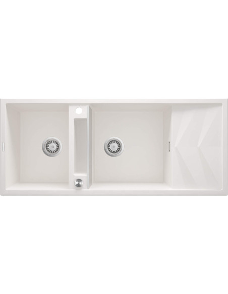Zlewozmywak Granitowy Magnetyczny 2-Komorowy Z Ociekaczem Zrm_A213 5907650817185