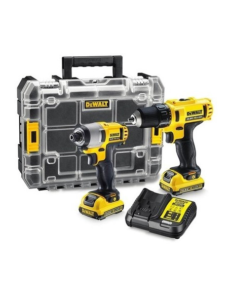 Dewalt Dck211D2T Wkrętak Zasilany/Zakrętark Udarowy Czarny, Szary, Żółty