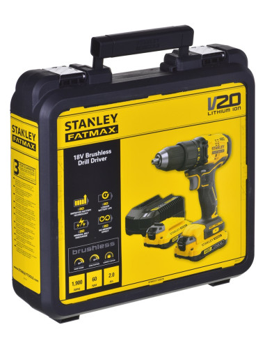 Wkrętarka 18V V20 Stanley Sfmcd710D2K-Qw
