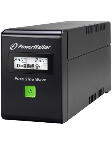 Powerwalker Vi 600 Sw Fr Technologia Line-Interactive 0,6 Kva 360 W 2 X Gniazdo Sieciowe