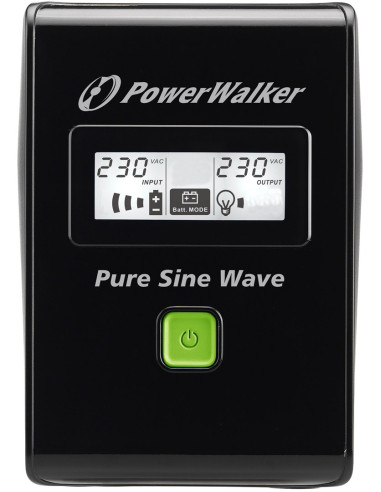 Powerwalker Vi 600 Sw Fr Technologia Line-Interactive 0,6 Kva 360 W 2 X Gniazdo Sieciowe