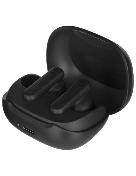 Skullcandy (Czaszka) | Prawdziwe Bezprzewodowe Słuchawki Douszne | Pąki Wędzące | Wbudowany Mikrofon | Łączność Bluetooth | Czar