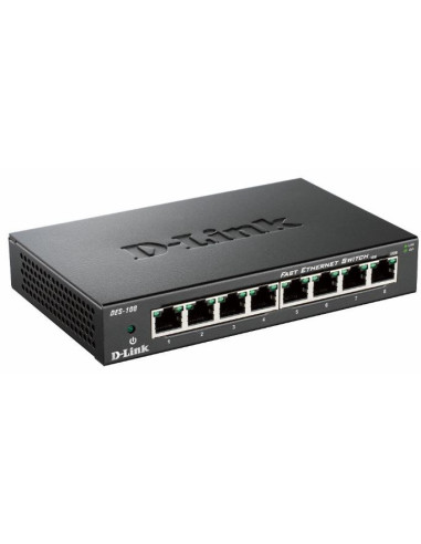 D-Link Des-108 Czarny