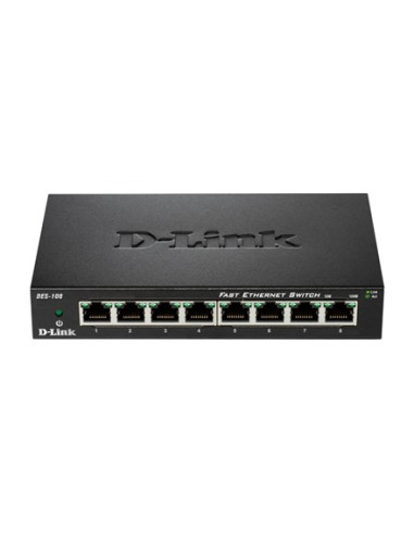 D-Link Des-108 Czarny