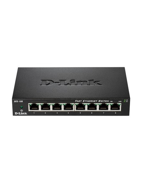 D-Link Des-108 Czarny