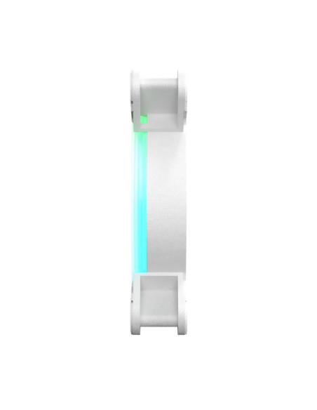 Savio Zestaw 4 Wentylatorów Argb 120 Mm Wraz Z Kontrolerem Oraz Pilotem Fan-01 White