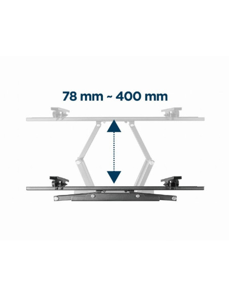 Gembird Uchwyt Ścienny Lcd 37"-70" Vesa Max 600 X 400Mm, Do 35Kg