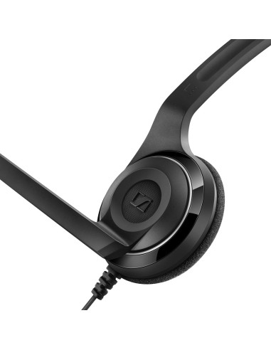 Sennheiser Pc 7 Usb Zestaw Słuchawkowy Przewodowa Opaska Na Głowę Biuro/Centrum Telefoniczne Usb Typu-A Czarny
