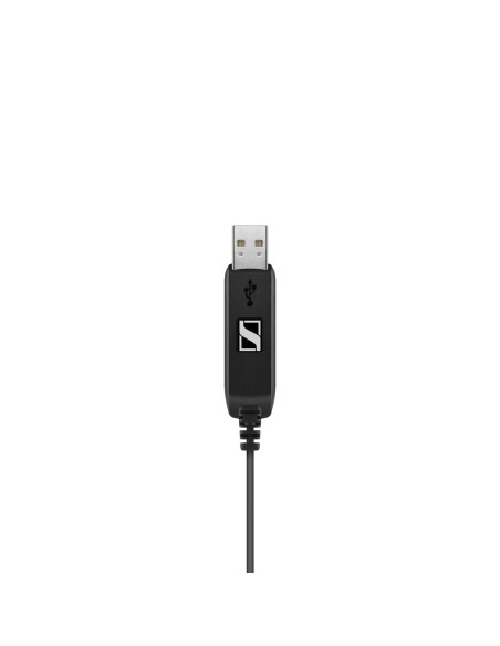 Sennheiser Pc 7 Usb Zestaw Słuchawkowy Przewodowa Opaska Na Głowę Biuro/Centrum Telefoniczne Usb Typu-A Czarny