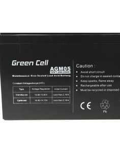 Green Cell Akumulator Żelowy Agm05 12V 7,2Ah 2