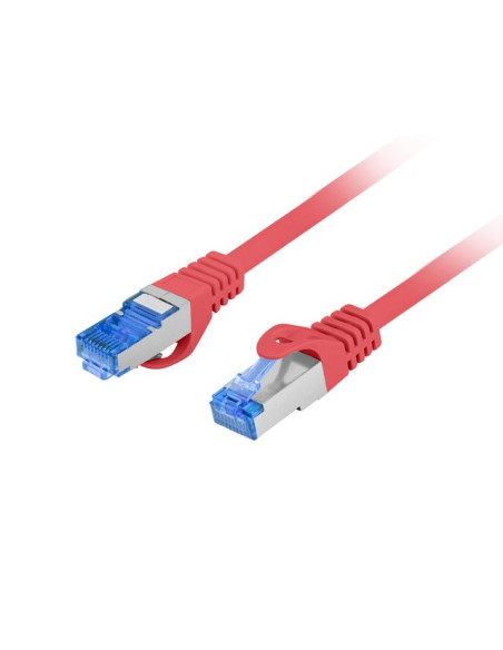 Lanberg Patchcord S/Ftp Kat.6A 0.5M Czerwony Lszh Cca (Fluke Passed) Pcf6A-10Cc-0050-R