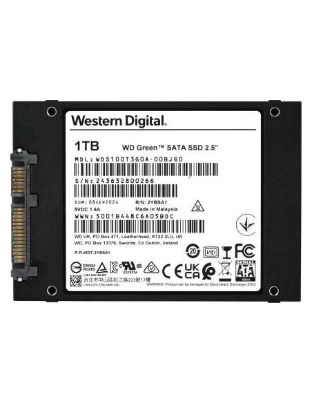 Dysk Ssd Wd Green Wds100T3G0A (1 Tb   2.5"  Sata Iii)