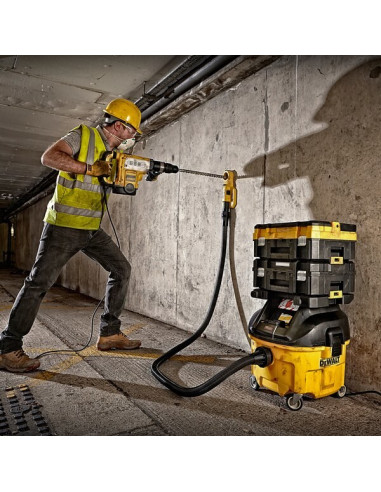 Dewalt Dwv901Lt-Qs Odkurzacz Czarny, Żółty 30 L 1400 W