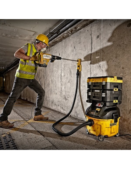 Dewalt Dwv901Lt-Qs Odkurzacz Czarny, Żółty 30 L 1400 W