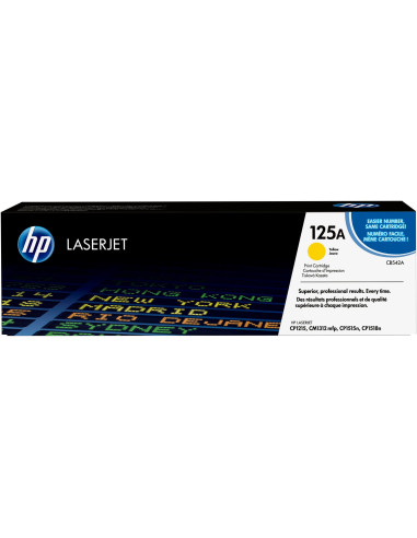 Hp 125A Oryginalny Wkład Z Żółtym Tonerem Laserjet