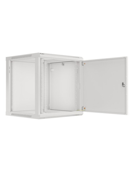 Lanberg Szafa Wisząca Rack 19" 12U 600X600 Drzwi Metalowe Szara (Flat Pack) Wf01-6612-00S