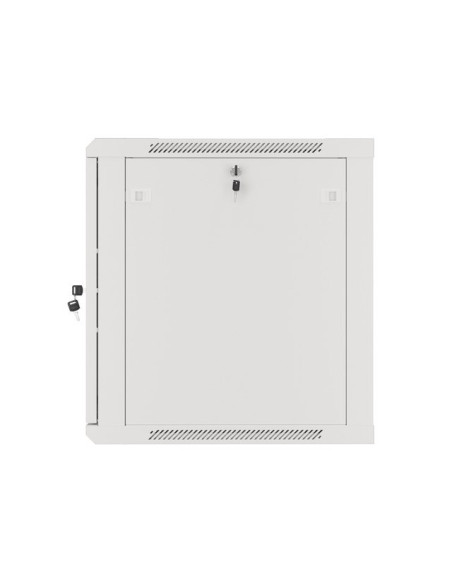 Lanberg Szafa Wisząca Rack 19" 12U 600X600 Drzwi Metalowe Szara (Flat Pack) Wf01-6612-00S
