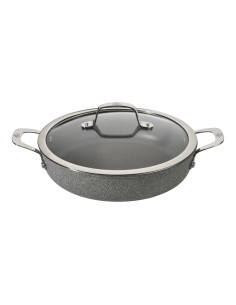 Patelnia Ballarini Salina Granitium Głęboka Z 2 Uchwytami Granitowa 28 Cm 75002-810-0
