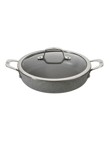 Patelnia Ballarini Salina Granitium Głęboka Z 2 Uchwytami Granitowa 28 Cm 75002-810-0