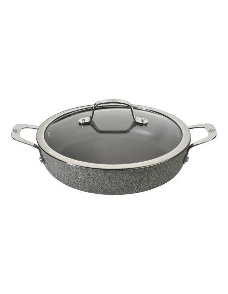 Patelnia Ballarini Salina Granitium Głęboka Z 2 Uchwytami Granitowa 28 Cm 75002-810-0