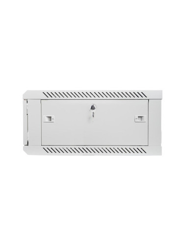 Szafa Rack Lanberg  Wf01-6604-10S (4U  280Mm / 600Mm / 600 Mm  Wisząca  Szklane  19''  Kolor Szary)