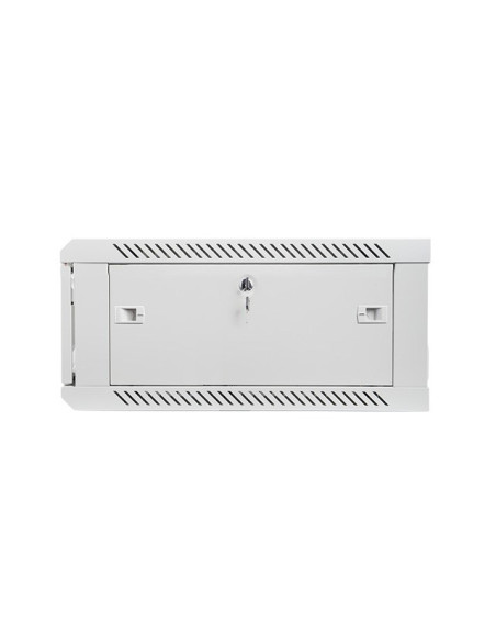 Szafa Rack Lanberg  Wf01-6604-10S (4U  280Mm / 600Mm / 600 Mm  Wisząca  Szklane  19''  Kolor Szary)